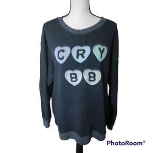 Wildfox Graphic Oversized Sweatshirt. Size S.